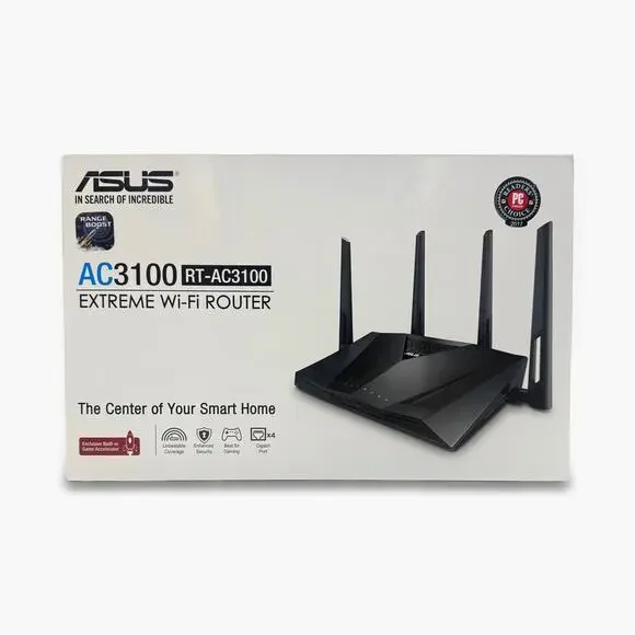 ASUS AC3100 Extreme Dual-Band Wireless Wi-Fi Gigabit Router (RT-AC3100) - Picture 1 of 7